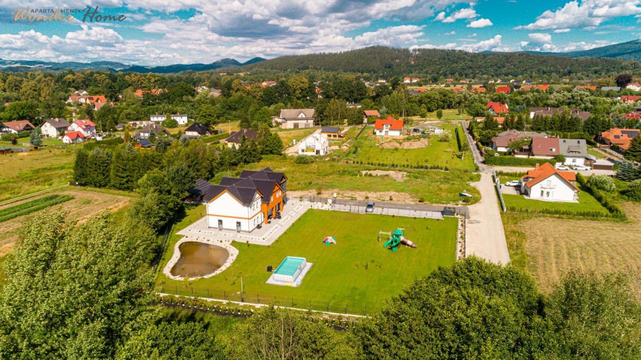 Wonder Home - Apartamenty Halo Karkonosze Z Ogrodem, Sezonowym Basenem, Placem Zabaw I Widokiem Na Sniezke - Zlokalizowane Blisko Karpacza Mysłakowice Buitenkant foto