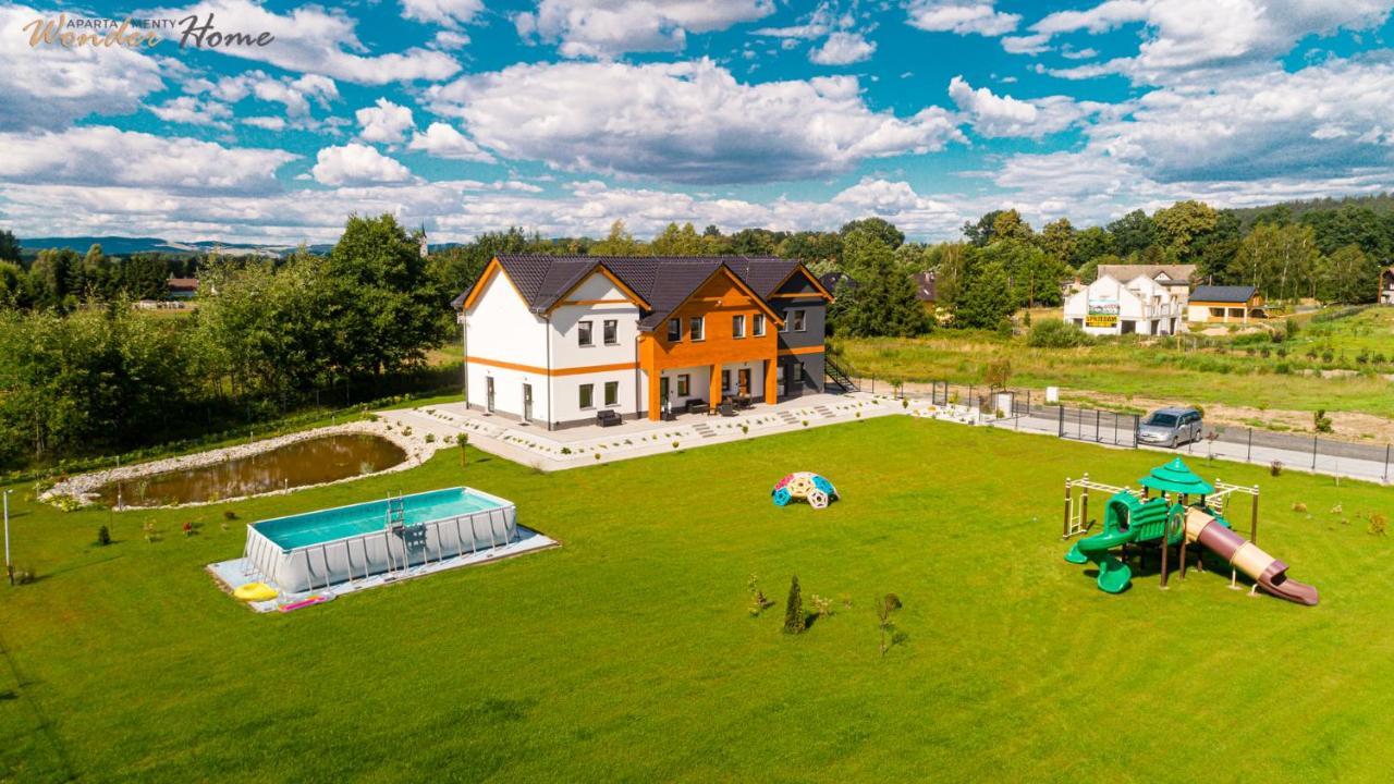 Wonder Home - Apartamenty Halo Karkonosze Z Ogrodem, Sezonowym Basenem, Placem Zabaw I Widokiem Na Sniezke - Zlokalizowane Blisko Karpacza Mysłakowice Buitenkant foto