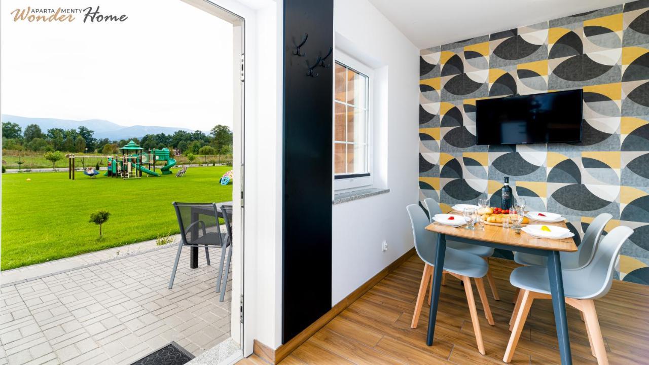 Wonder Home - Apartamenty Halo Karkonosze Z Ogrodem, Sezonowym Basenem, Placem Zabaw I Widokiem Na Sniezke - Zlokalizowane Blisko Karpacza Mysłakowice Buitenkant foto